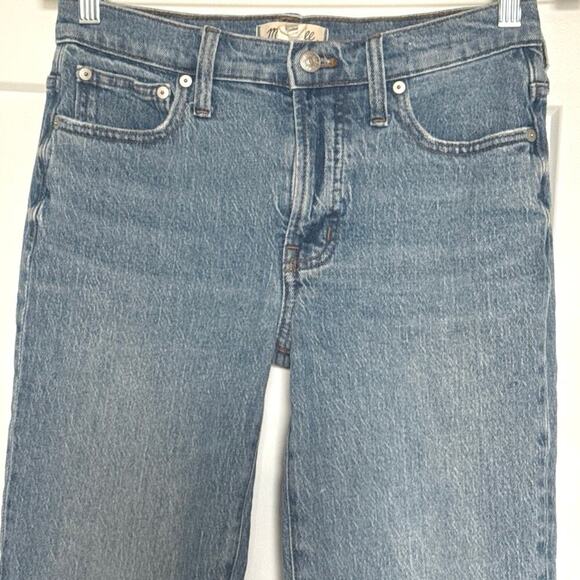 Madewell The Mid-Rise Perfect Vintage Jean Women’s Size 25T Raw Hem Edition - Picture 4 of 11